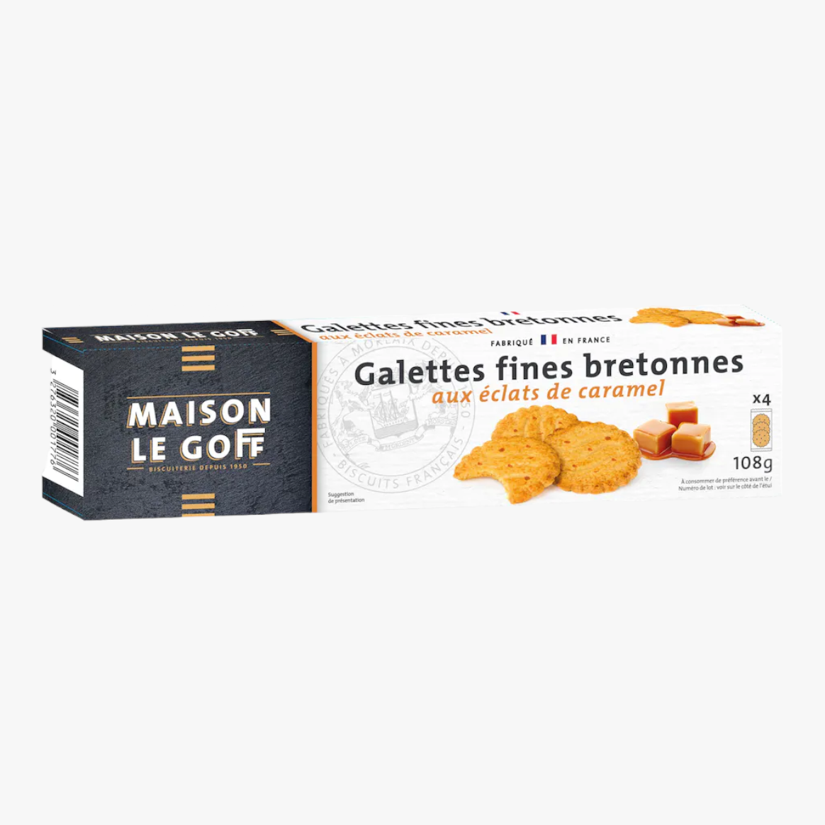 Galettes fines bretonnes aux éclats de caramel