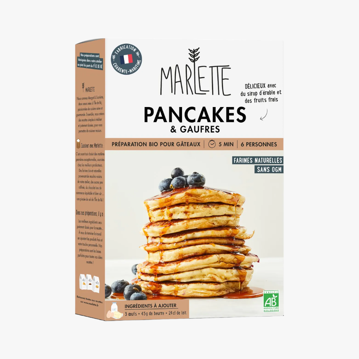 Préparation pour pancakes et gaufres