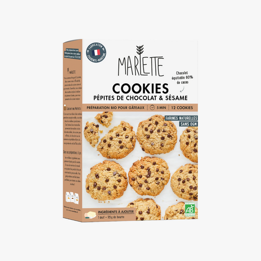 Préparation pour cookies pépites de chocolat et sésame