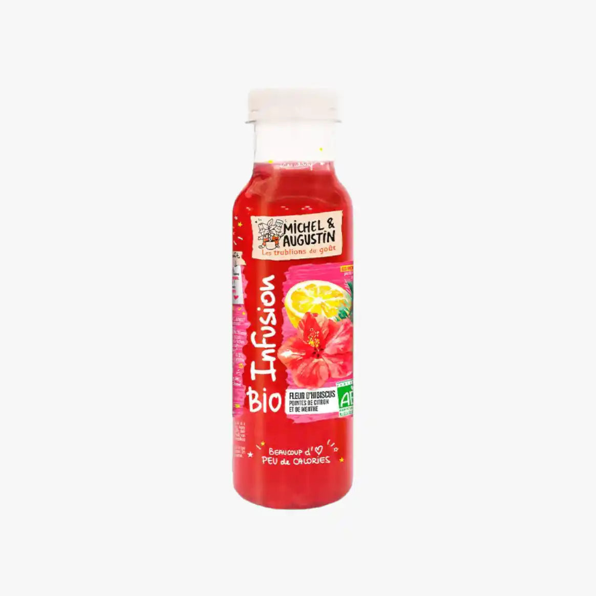 Hibiscus lemon mint infusion