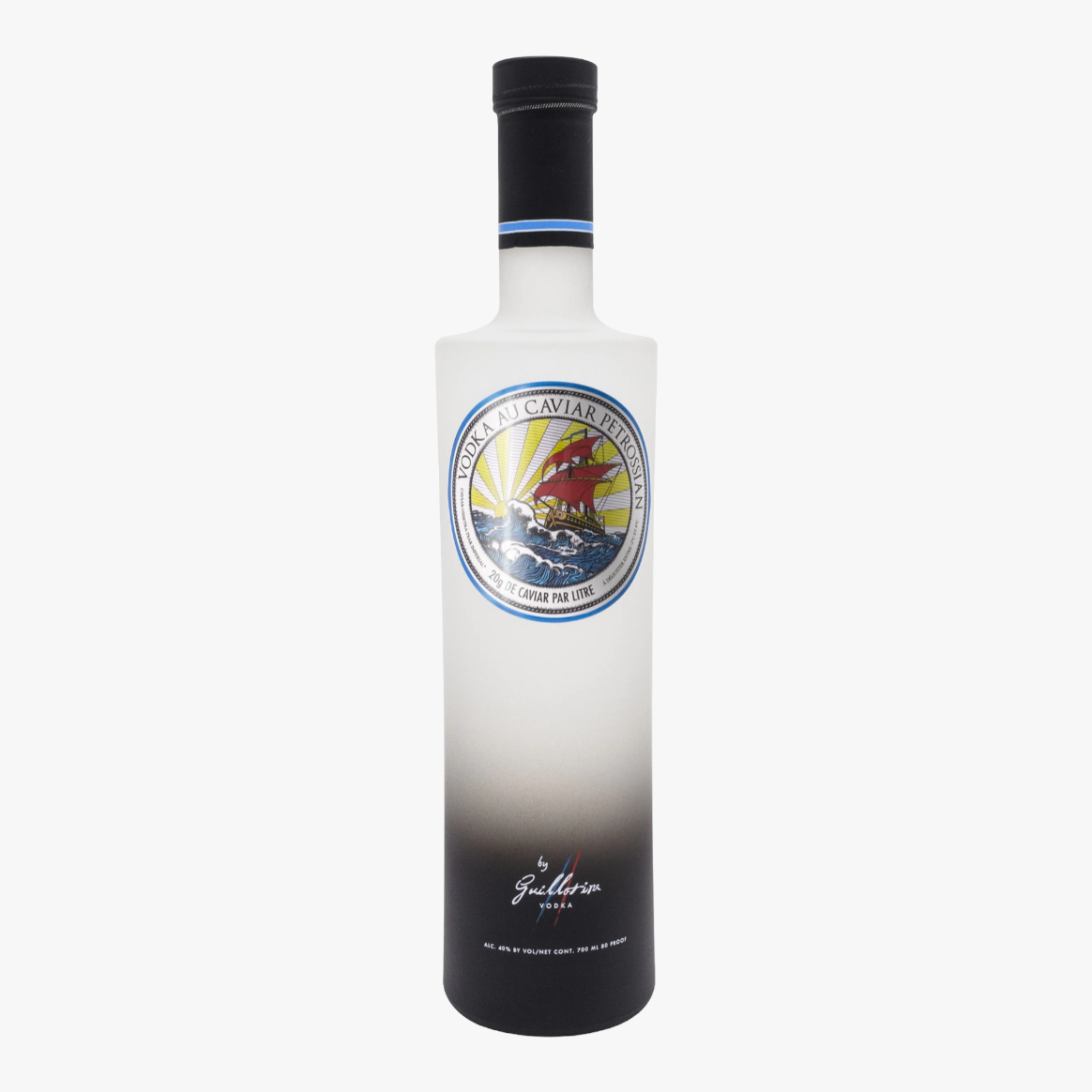 Guillotine vodka au caviar Petrossian