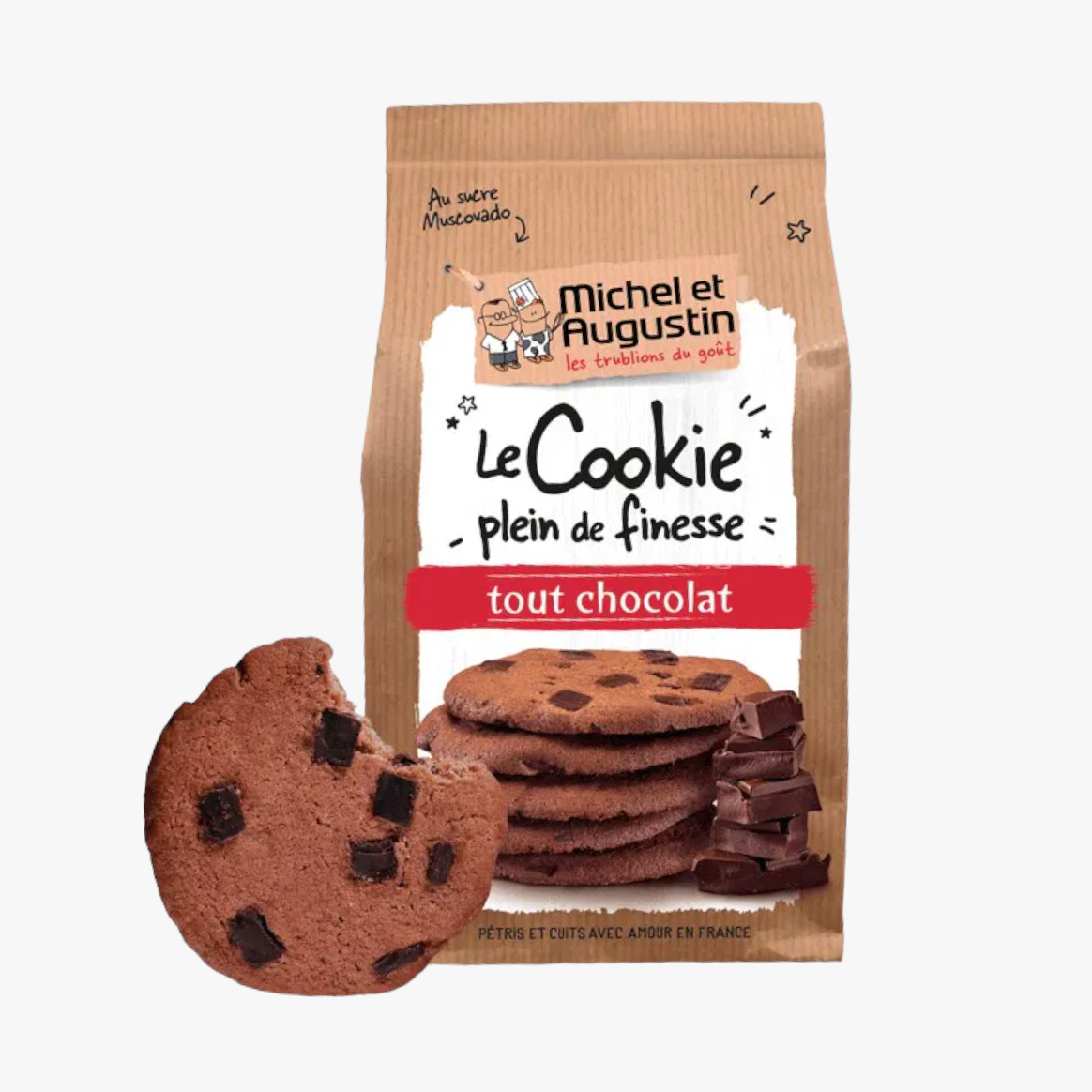 Cookie plein de finesse tout chocolat