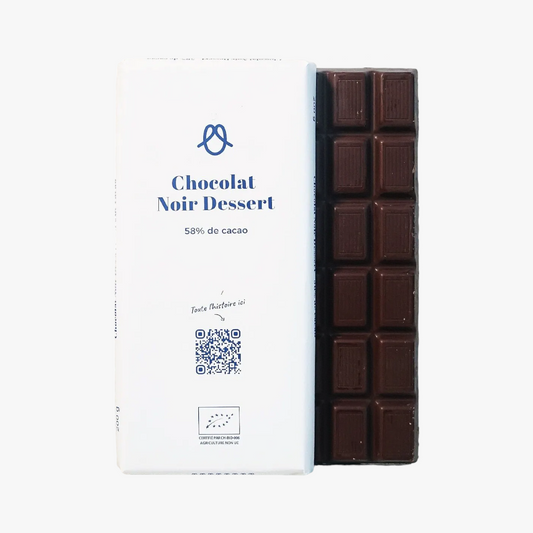 Chocolat noir dessert 58%